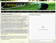 Tablet Screenshot of equipegolf.nl